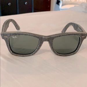 Ray-Ban Wayfarer Black Denim Sunglasses